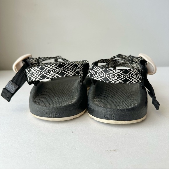Chaco Black and White Cloud Sandals - Picture 8 of 8